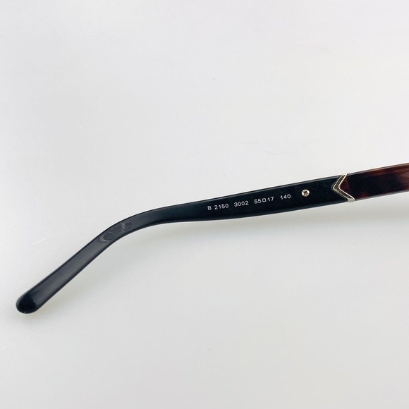 Burberry Eyeglasses Frame Only Tortoise Brown mod. B2150 3002 Italy Rectangle - Picture 5 of 10